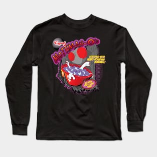 Funny Mothman Shirt Mothman Cereal Mashup Funny Design Long Sleeve T-Shirt